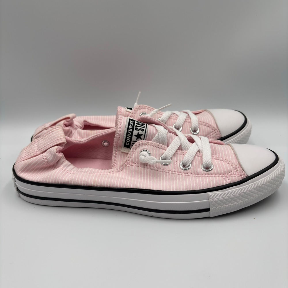 Converse Light Pink Canvas Low-Top Sneakers - Picture 5 of 12